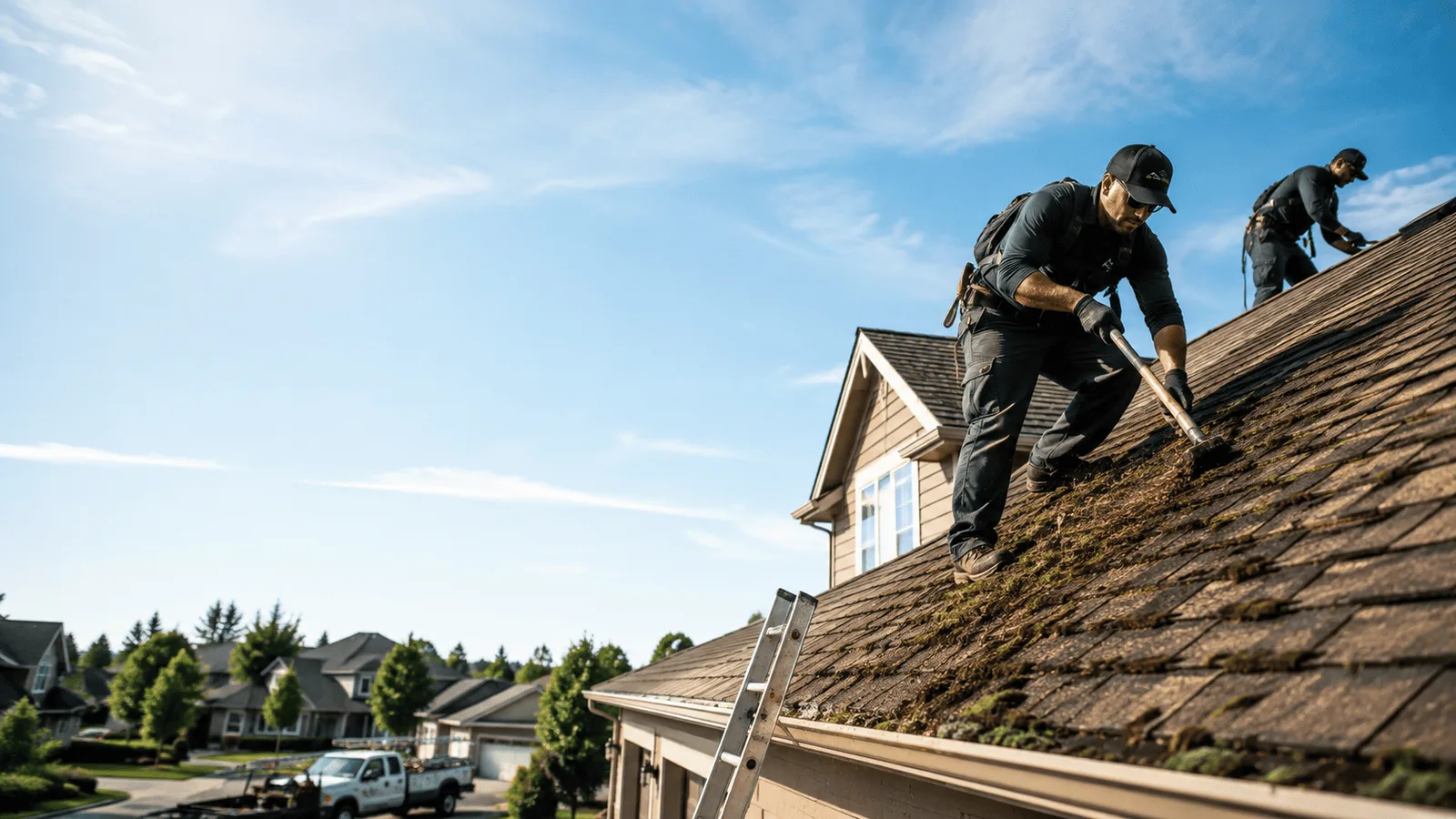 Roof Moss Removal in Maine near me